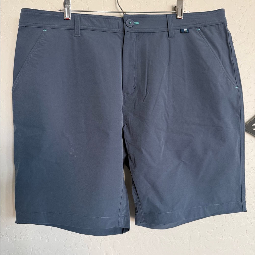 LIVE FOREVER GOLF Men's Blue Golf Shorts - 38